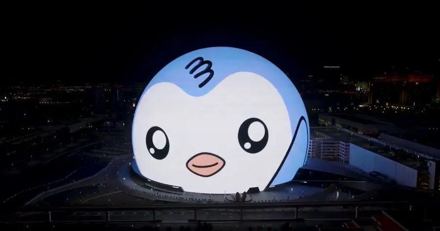 Pudgy Penguins Lights Up the Sphere in Las Vegas: Crypto Brand Goes Mainstream