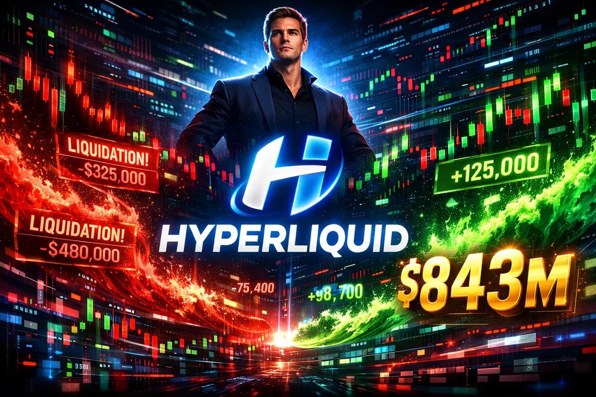 James Wynn Elevated Hyperliquid to the Top: How the Hype Around Liquidations Brought the Platform $843 Million in 2025