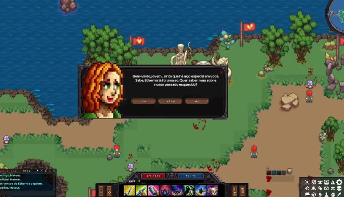 Ethernia Launches As Free 2D MMORPG With D&D Mechanics