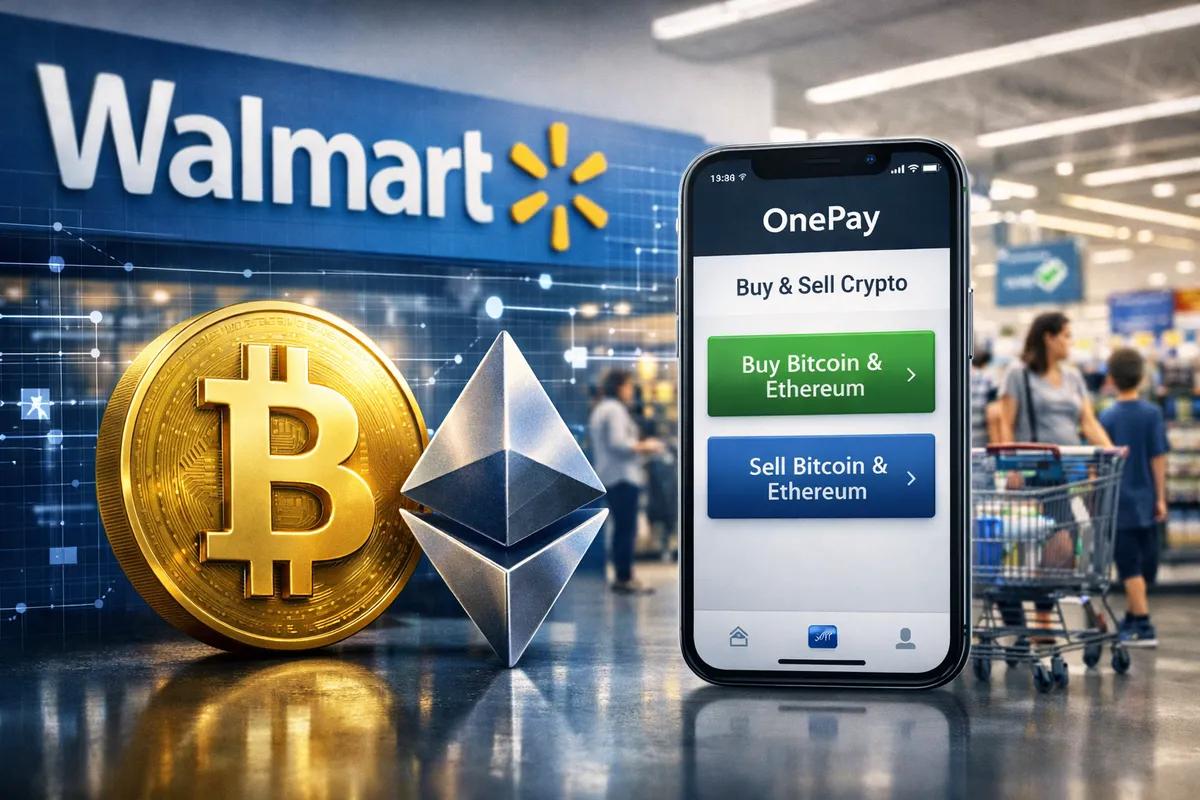 Walmart Launches Bitcoin and Ethereum Trading Through OnePay App: A Step Toward Mass Crypto Adoption