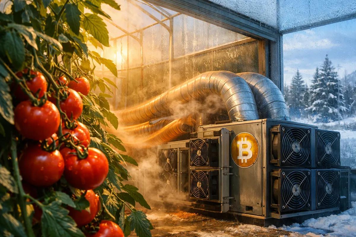 Heat from Bitcoin Mining Warms Canadian Greenhouses with Tomatoes