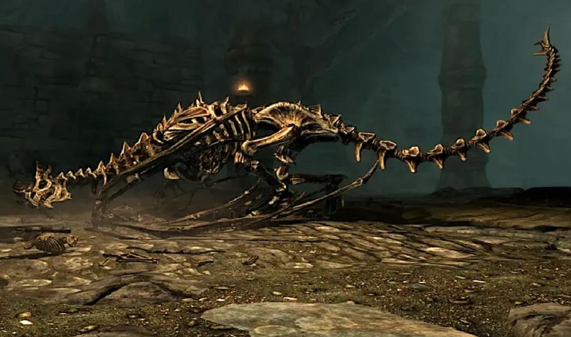 Fans Trace A Skyrim Dragon Image Inside a Dr. Who Episode
