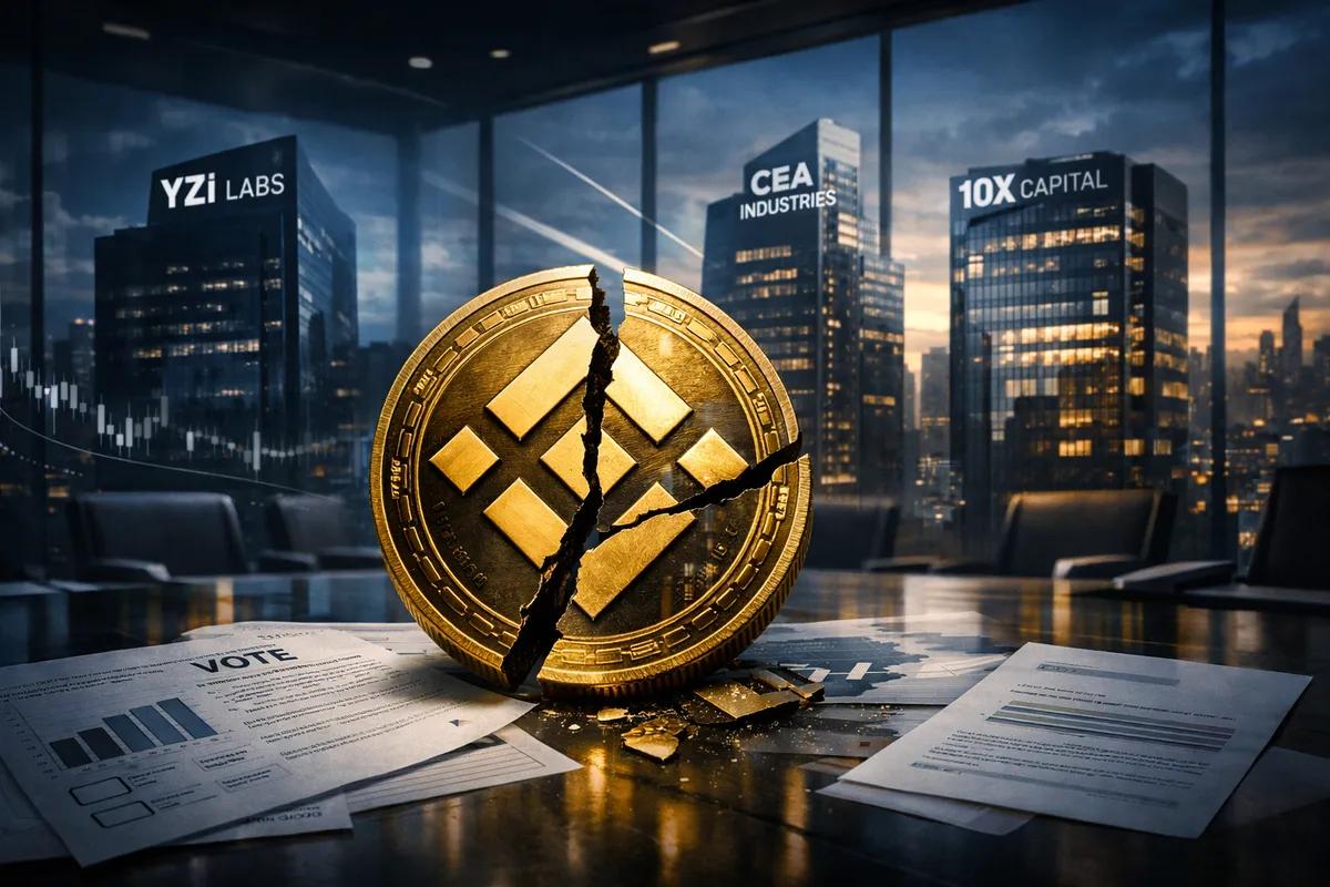 YZi Labs Escalates Battle with CEA Industries and 10X Capital Over BNB Treasury Pivot and Governance Concerns
