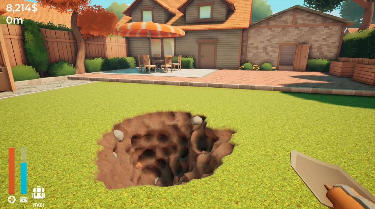 A Game About Digging A Hole Finds Horror And Calm In A Backyard Descent
