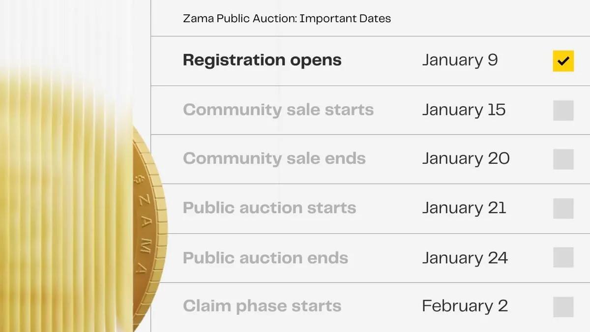 Zama Protocol Kicks Off Token Sale Registration
