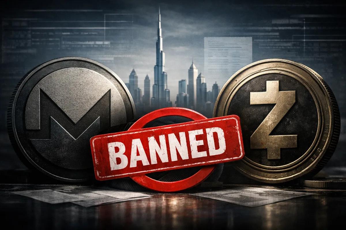 Dubai Bans Privacy Tokens: A New Blow to Monero and Zcash in Crypto Regulation