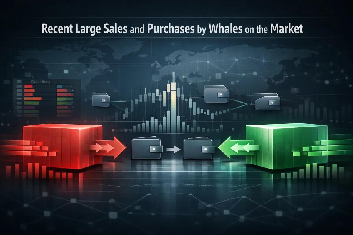 Recent Large Sales and Purchases by Whales on the Market