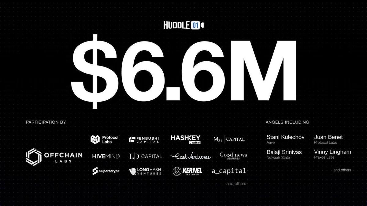 Huddle01 Raises $6.6 Million from Leading Investors and Launches $HUDL ICO
