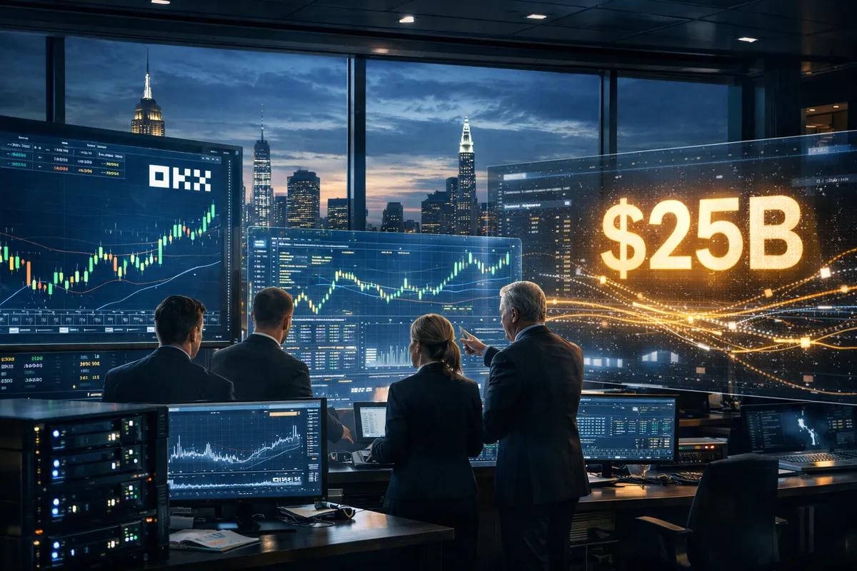 ICE Invests in OKX, Valuing It at $25 Billion