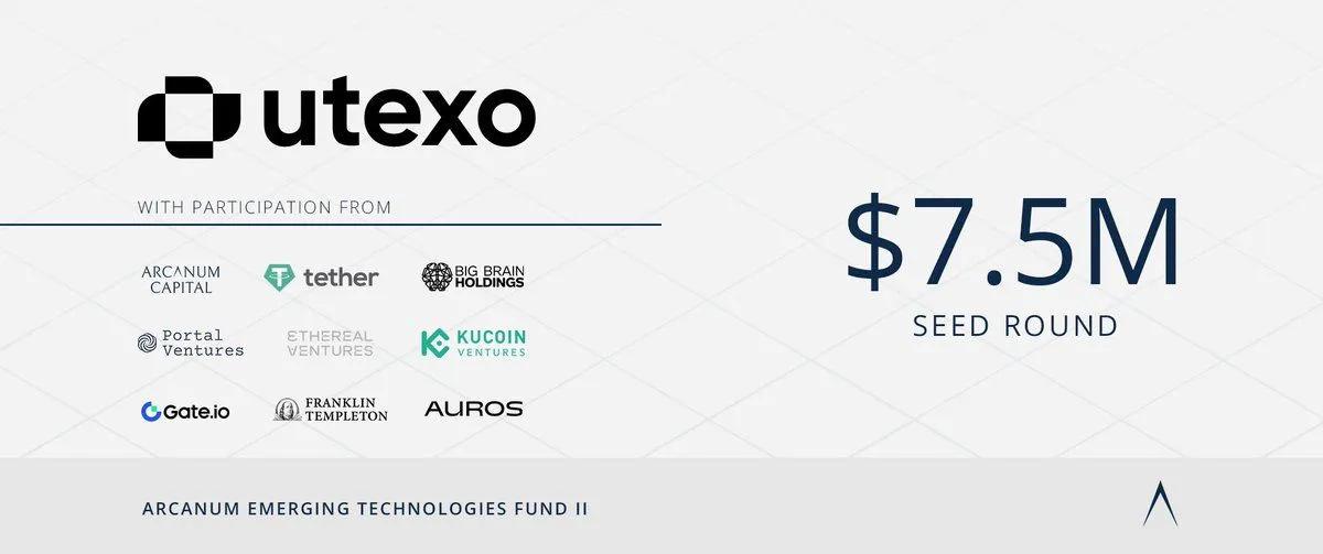 Utexo Raises $7.5M Led by Tether to Launch Native USDT Settlements on Bitcoin