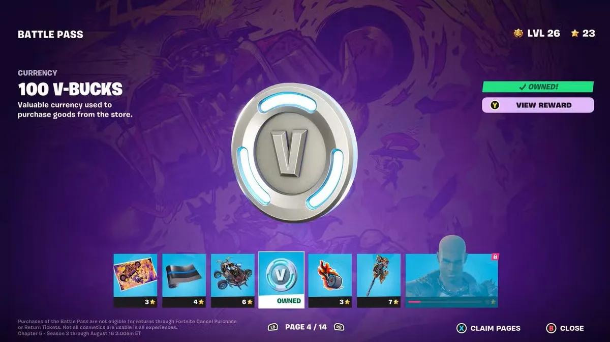 Fortnite Announces Changes to V-Bucks Pricing and Battle Pass Rewards