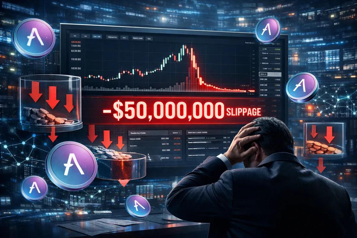 Minus $50M in One Click: Whale Loses a Fortune on $AAVE Purchase Due to Extreme Slippage