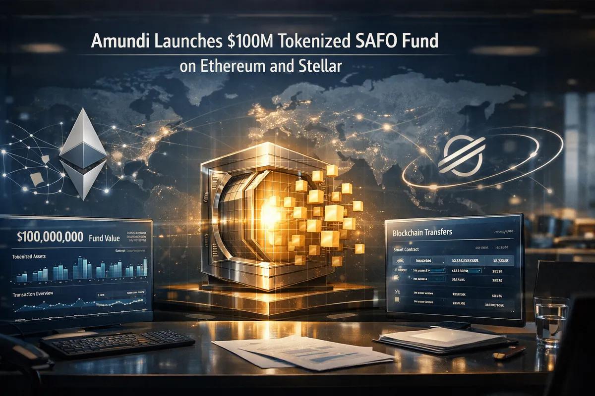 Amundi Launches $100M Tokenized SAFO Fund on Ethereum and Stellar