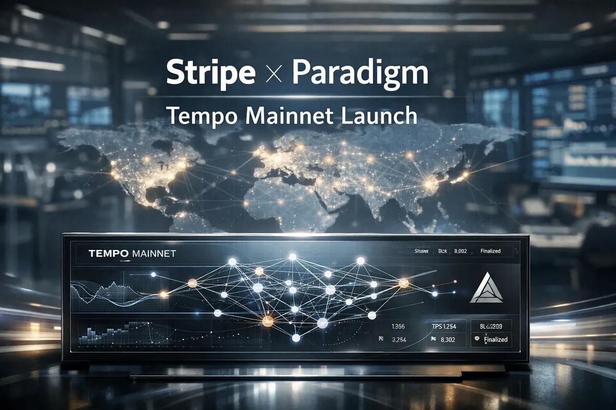 Stripe and Paradigm Launch Tempo Mainnet