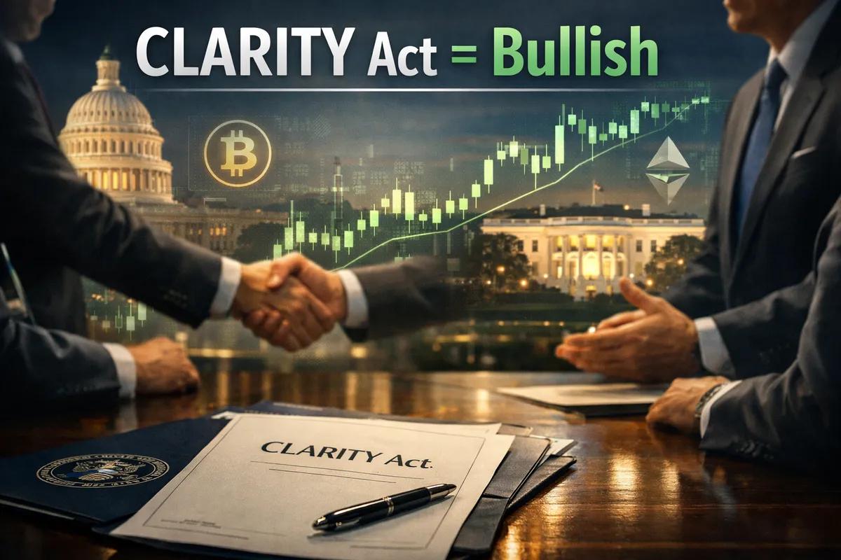 Major Bullish Catalyst for Crypto! US Senators and White House Reach Agreement in Principle on CLARITY Act