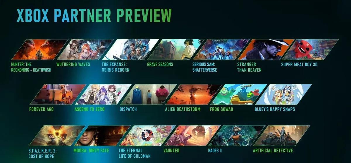 Xbox Partner Preview: All Announcements