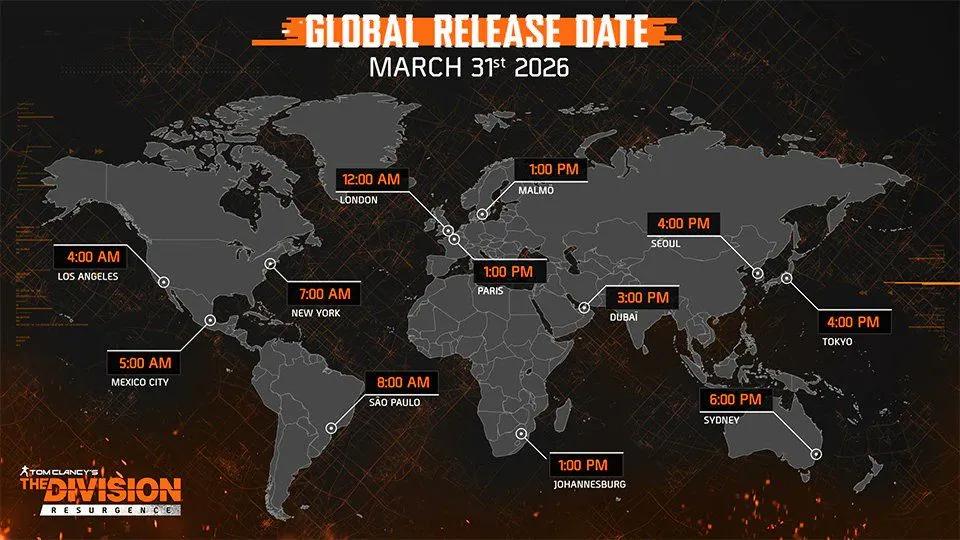 The Division Resurgence Launches Globally with Day One Rewards
