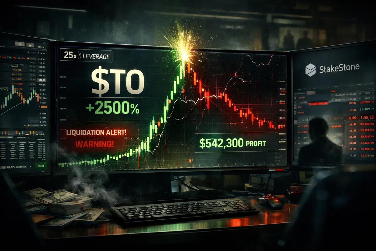 Scam Pump on 25x: $STO from StakeStone surged 2500%