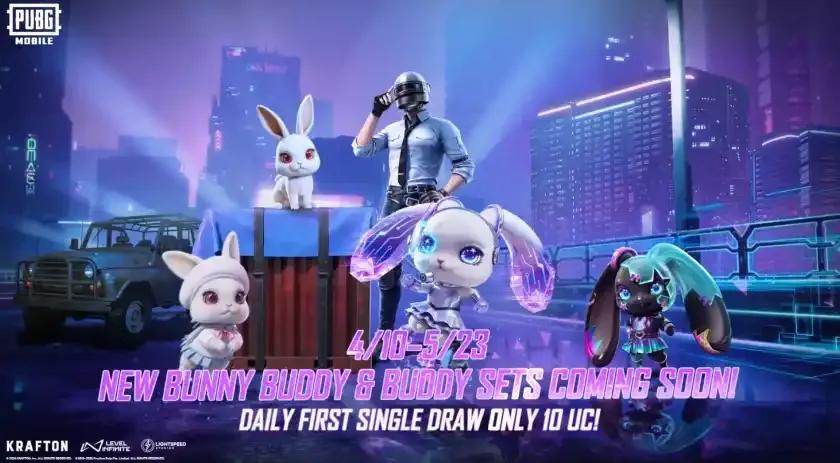PUBG Mobile Bunny Buddy Event Is Live — Exclusive Skins, Rewards & Spins