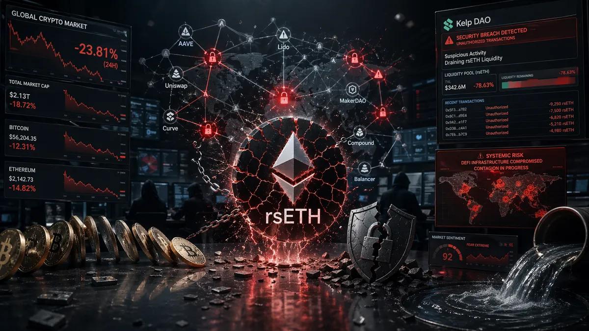 The Entire Crypto Market Is Under Threat! rsETH Kelp DAO Hack Escalates into a Systemic DeFi Crisis