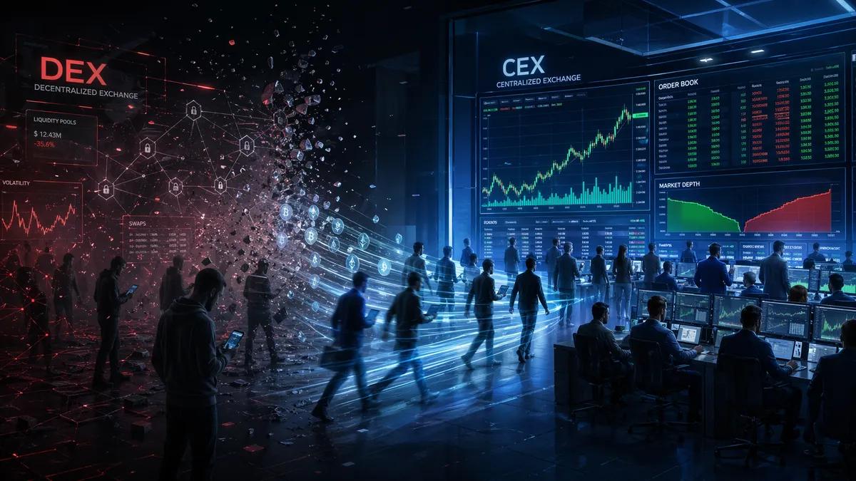 Traders Massively Switching from DEX to CEX
