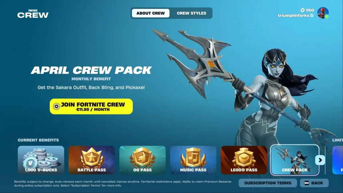 Fortnite Crew May 2026 — Damon Skin Revealed & V-Bucks Changes Incoming