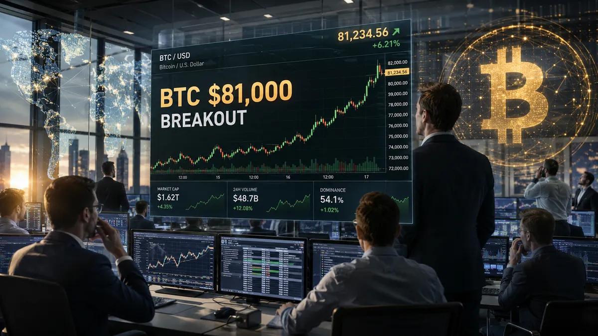 Crypto Market in May 2026: Bitcoin Breaks $81,000