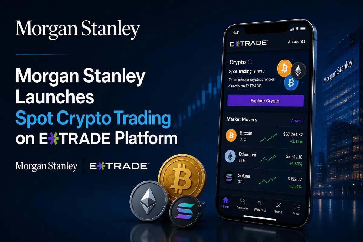 Morgan Stanley Launches Spot Crypto Trading on E*Trade Platform
