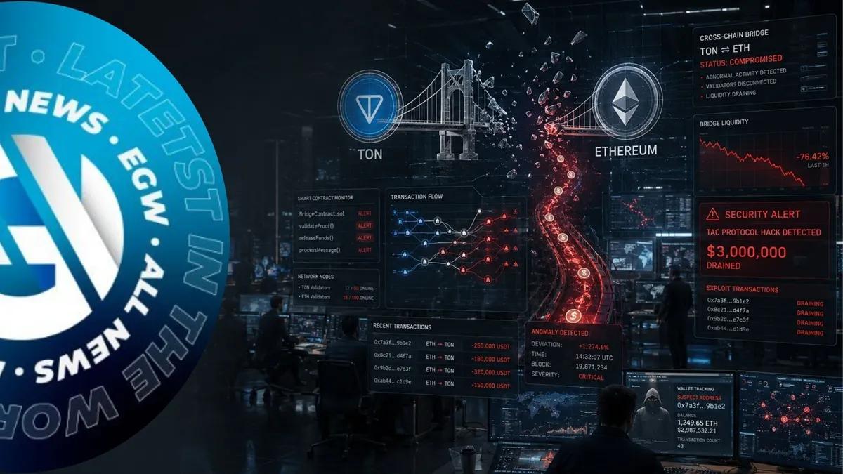 Hackers Drain Over $3M from TAC Protocol Cross-Chain Bridge Between TON and ETH