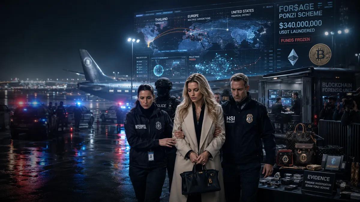Olena Oblamska Extradited from Thailand in $340M Forsage Crypto Ponzi Case