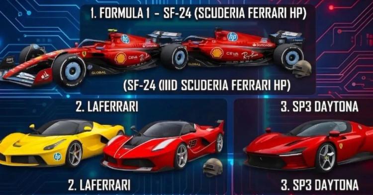 PUBG Mobile Teases Upcoming Ferrari Collaboration
