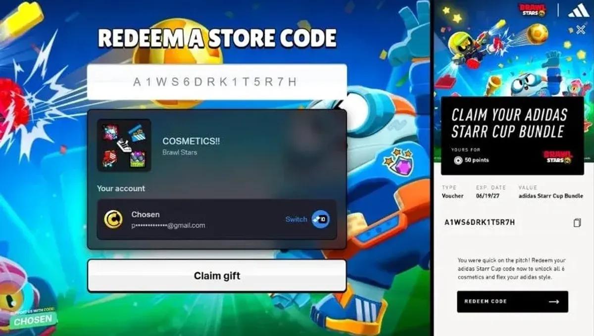 Brawl Stars Gives Away Free adidas Cosmetics During FIFA World Cup 2026