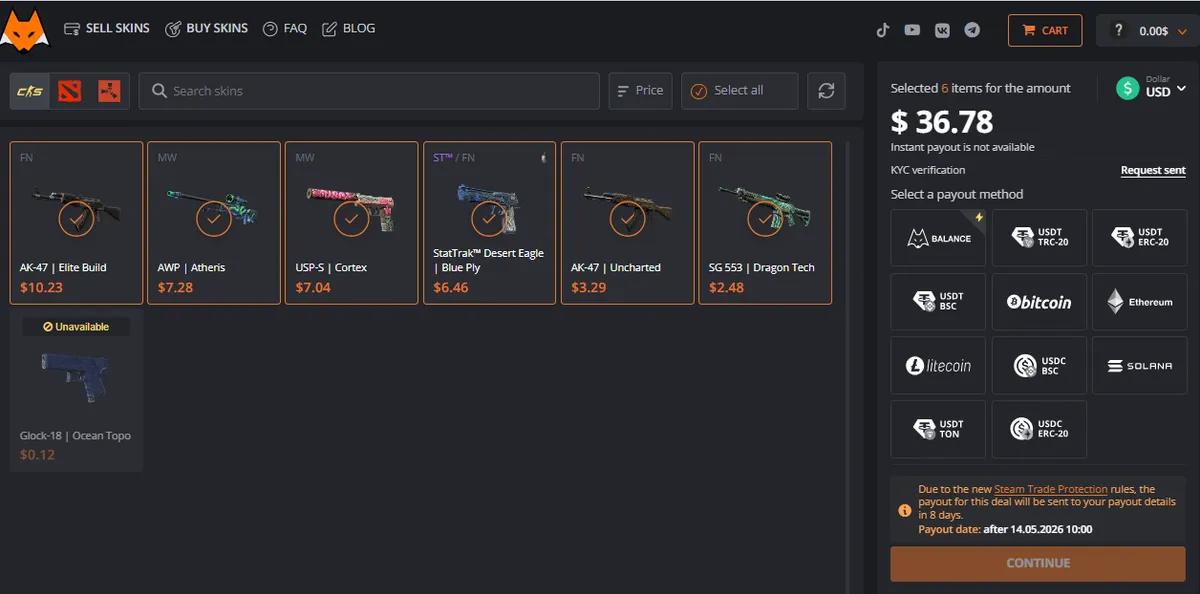 Sell CS2 Skins Faster After the New Update: What Changed