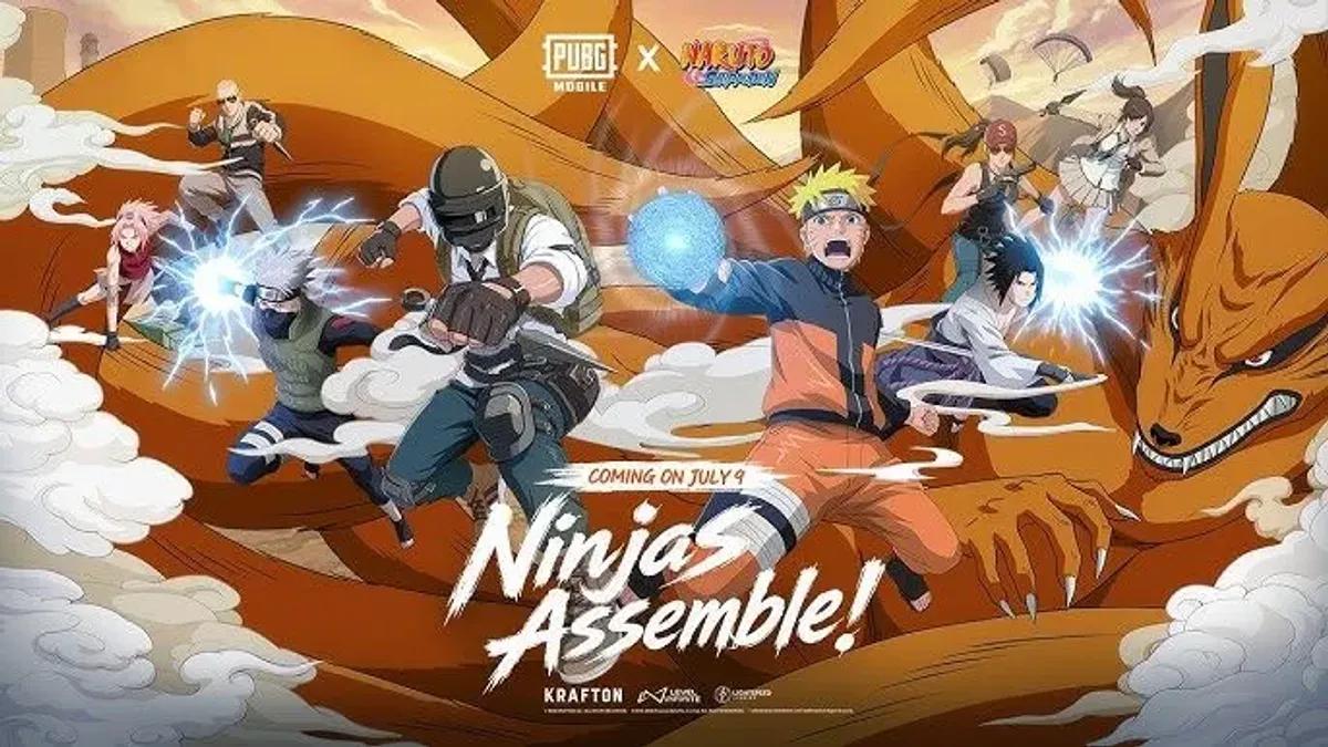 PUBG Mobile Reveals 9 Naruto Shippuden Character Skins