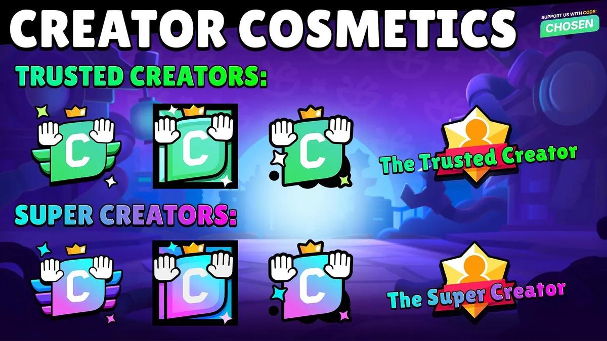 Brawl Stars Update 68 Adds Creator Badges and New Cosmetics