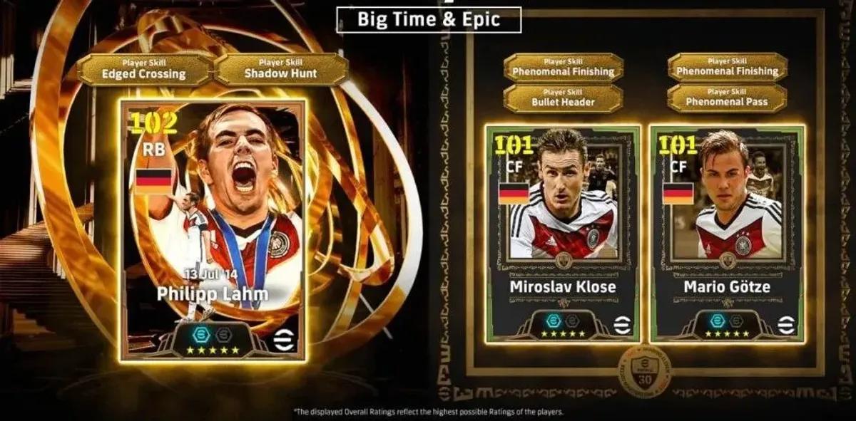 eFootball 2026 Adds Germany 2014 Epic Pack With Klose and Götze