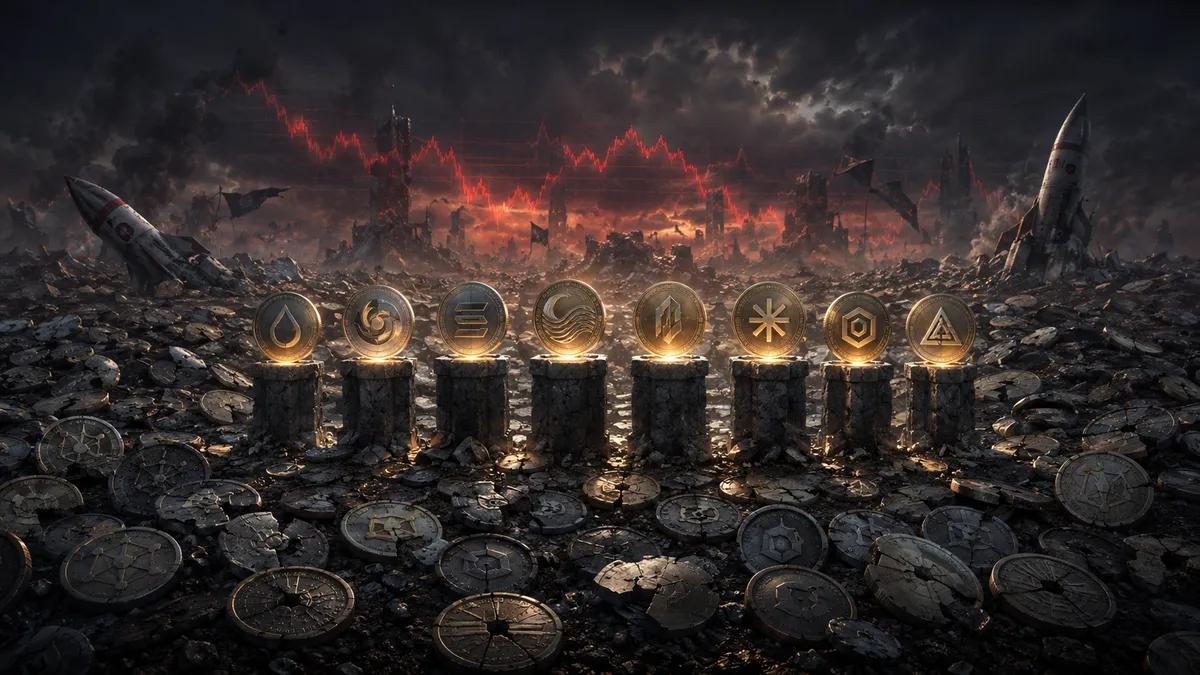 Only 8 of 113 Major Altcoins Launched Since 2024 Still Trade Above Their Launch Price