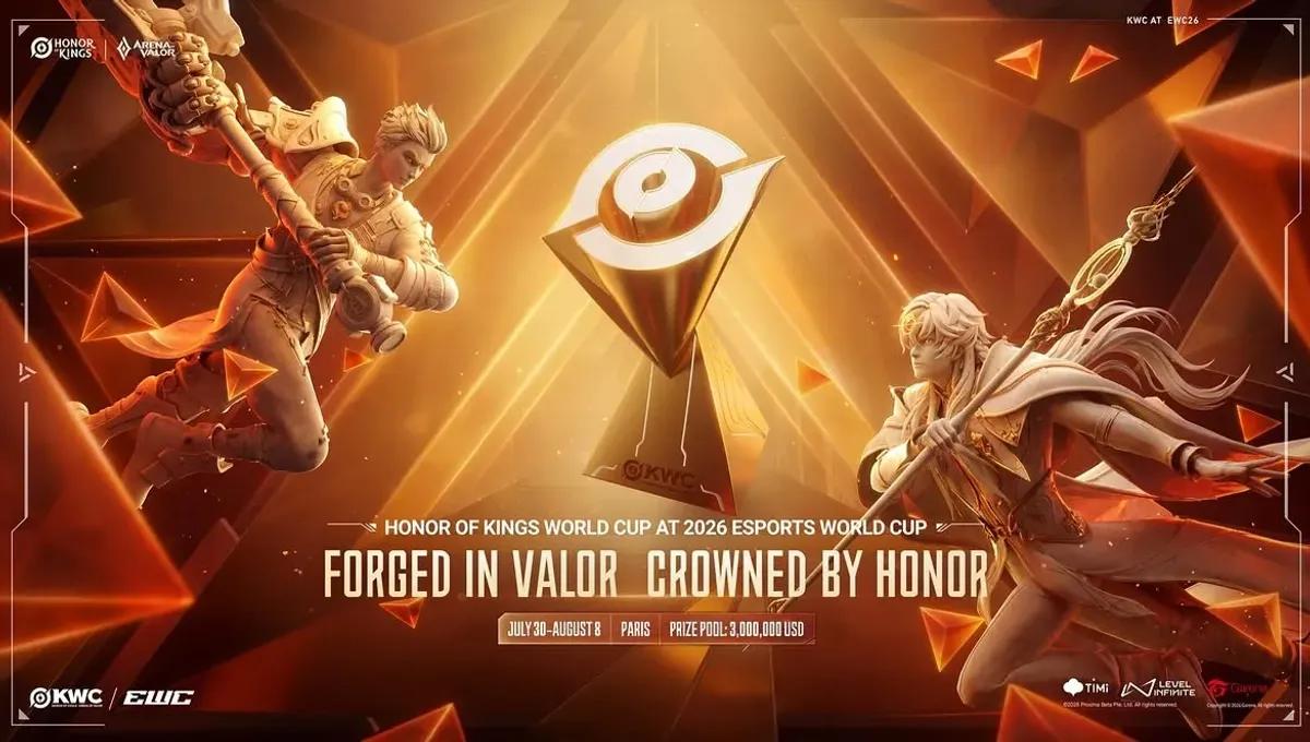 Honor of Kings Mid-Season Championship at EWC 2026 Features 20 Teams and $3 Million Prize Pool