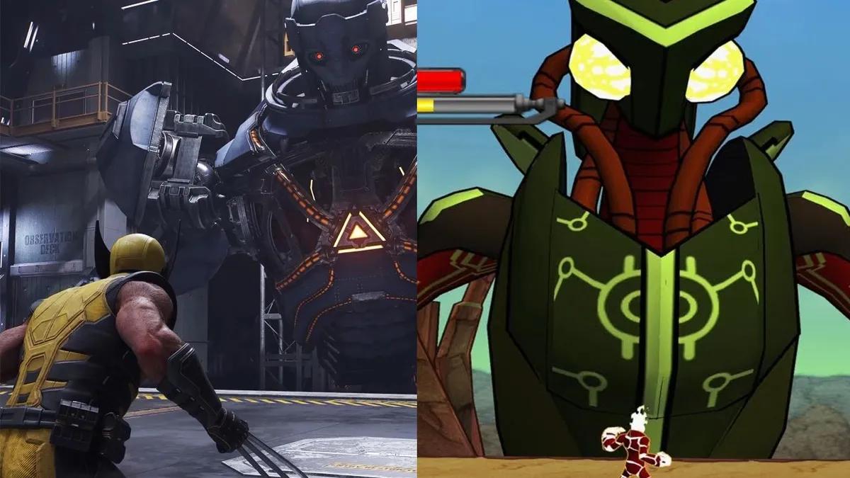 Fight with Sentinel In Marvel’s Wolverine Is Looking Much Like Ben 10 Game on PlayStation 2