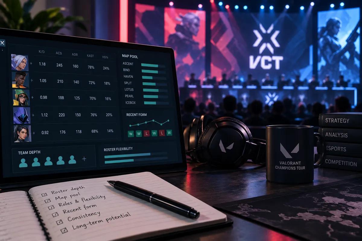 Reading a VCT team properly: pool depth beats highlight reels