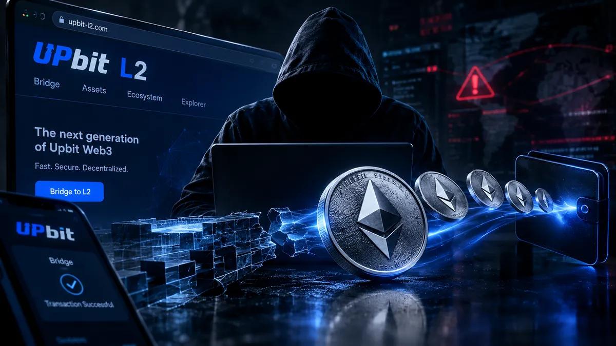 Scammers built a fake Upbit L2 and stole $2M in ETH