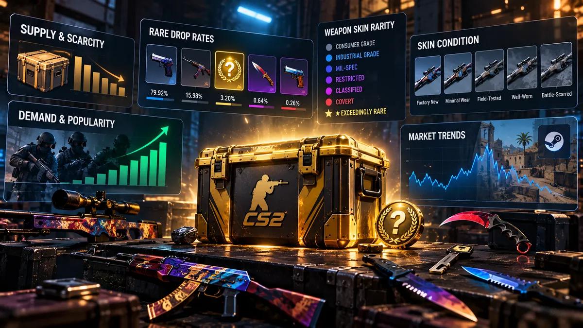 What Determines the Price of a CS2 Weapon Case?