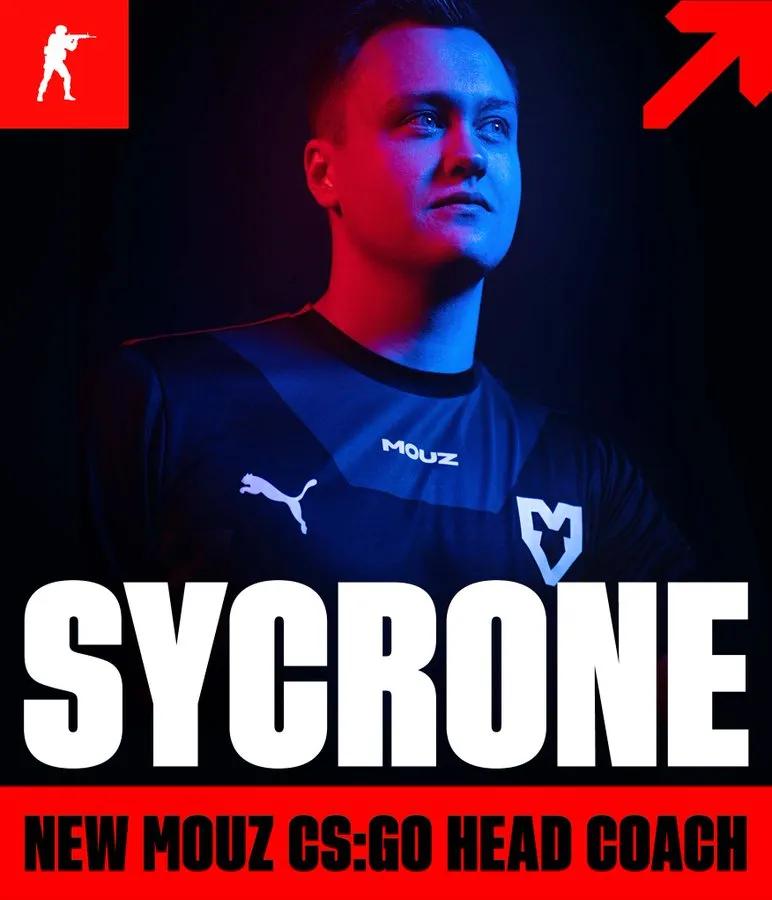 sycrone becomes MOUZ's new head coach