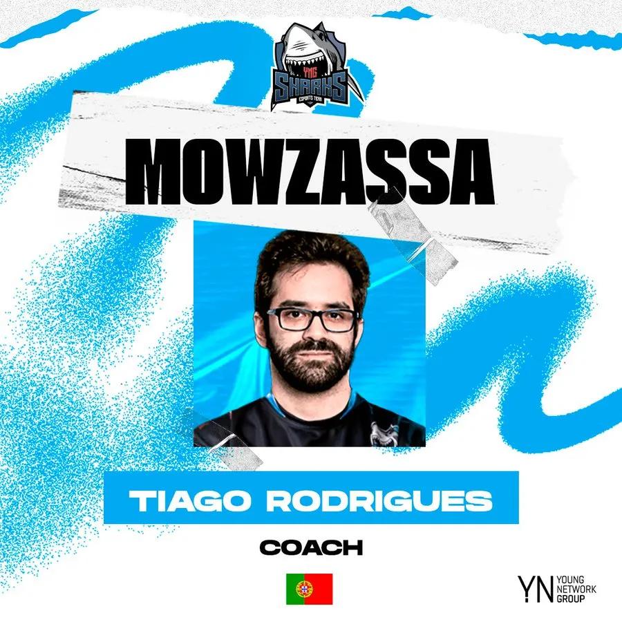 mowzassa is the new Sharks Esports coach