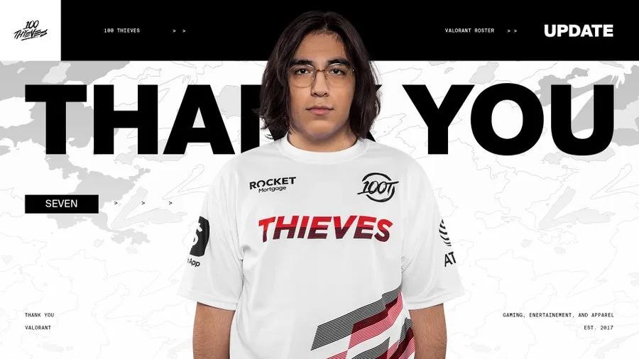 seven left 100 Thieves