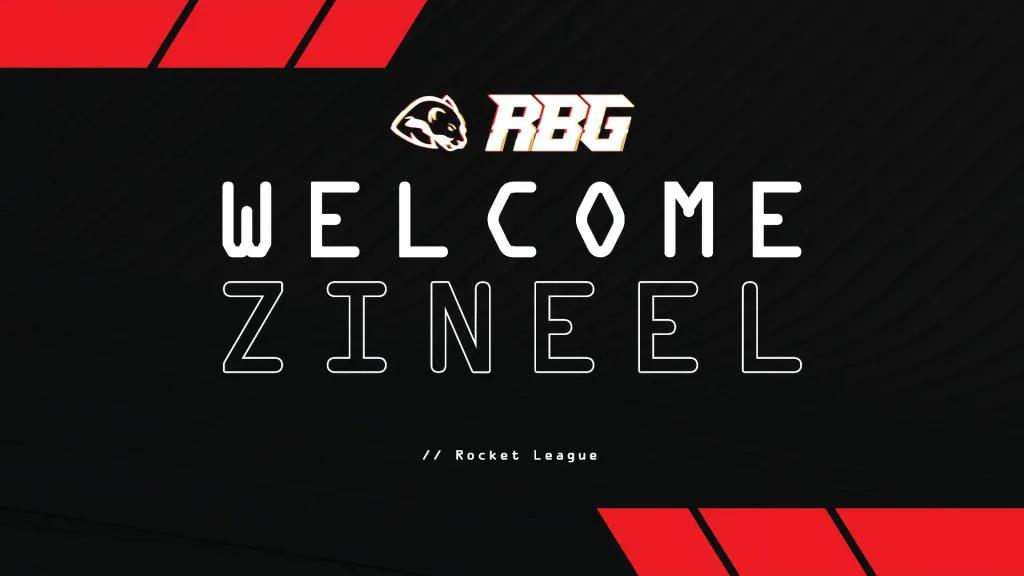 Zineel became a core player of RBG Esports in the Rocket League