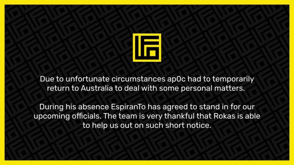 EspiranTo will play for LookingForOrg in the next tournaments