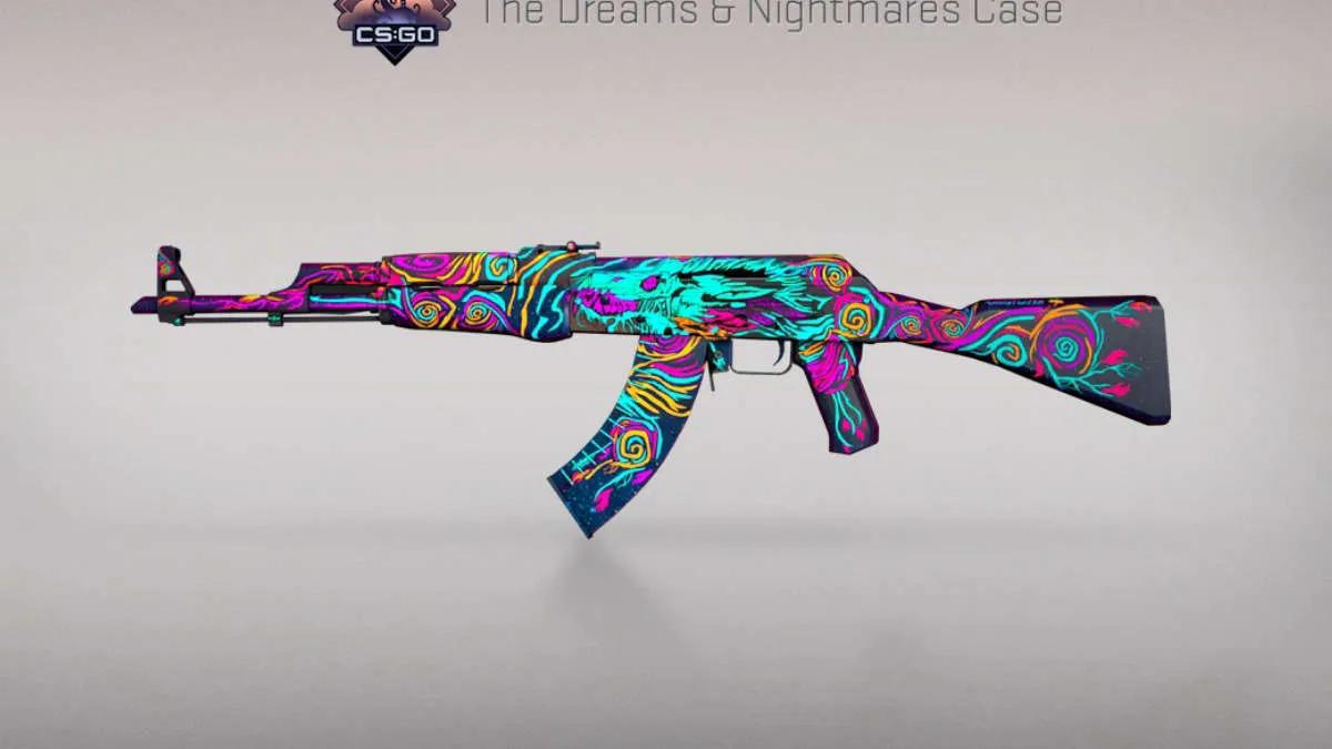 In the latest update for CS:GO, a case with skin designs from the community has been added