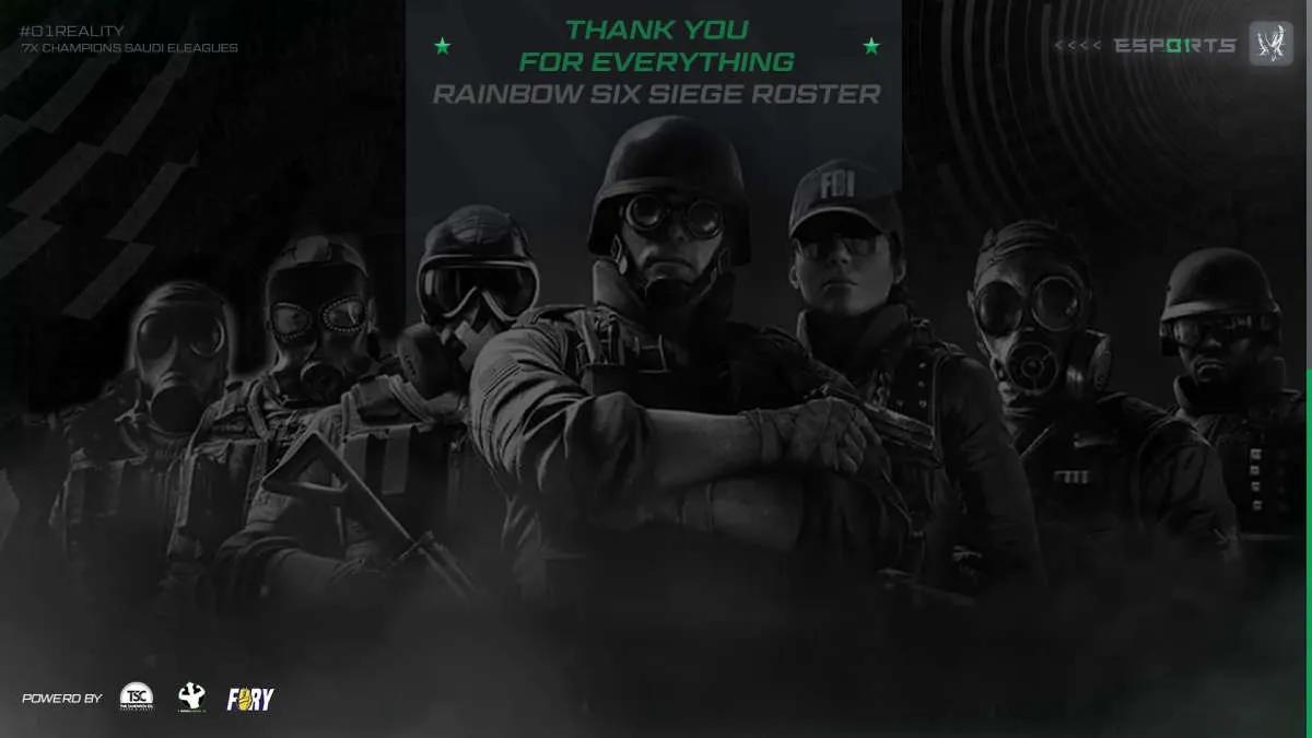 01 Esports say goodbye to their Rainbow Six Siege roster