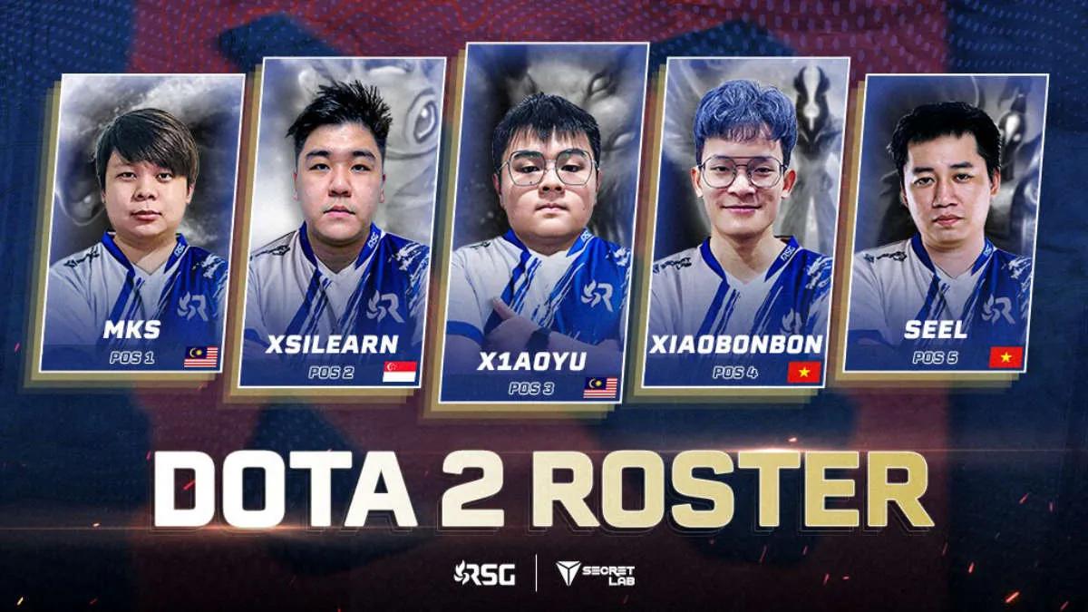 RSG unveiled a new Dota 2 roster